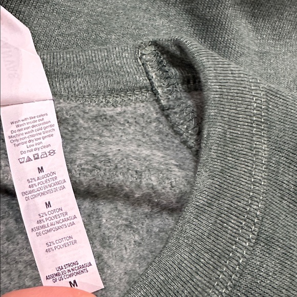 Sweatshirt for Women Mental Health Dear Person Hoodie Shirt Inspirational NWOT M - Picture 3 of 3